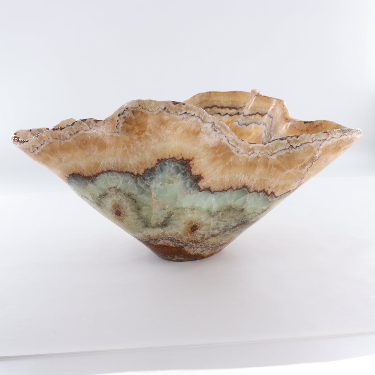 Mexican Onyx/Calcite Bowl | Mi Esperanza Minerals | Supplier of Crystals and Onyx
