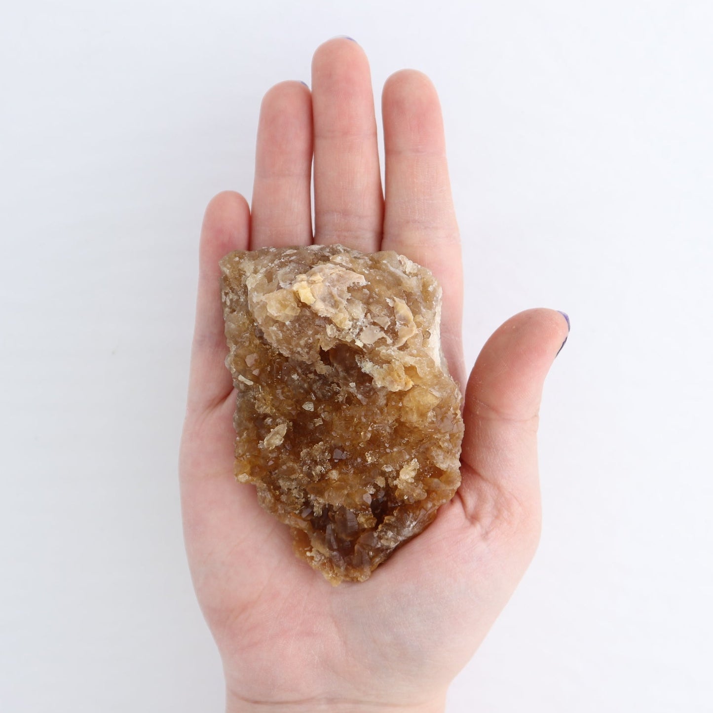 Honey Colored Quartz Flat from Morocco