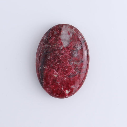 Thulite Palm Stones Set of 3