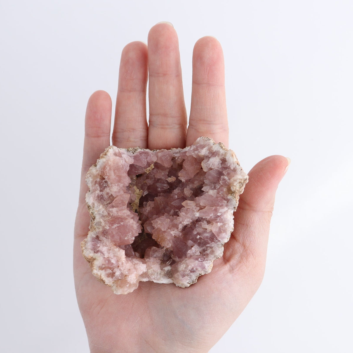 Pink Amethyst Geodes Set of 6