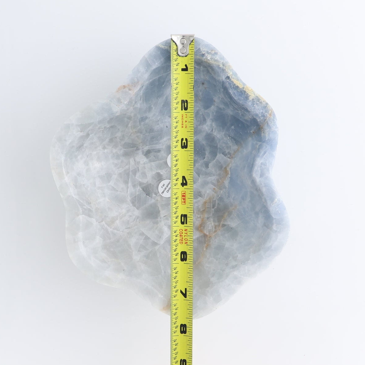 One Blue Calcite Bowl
