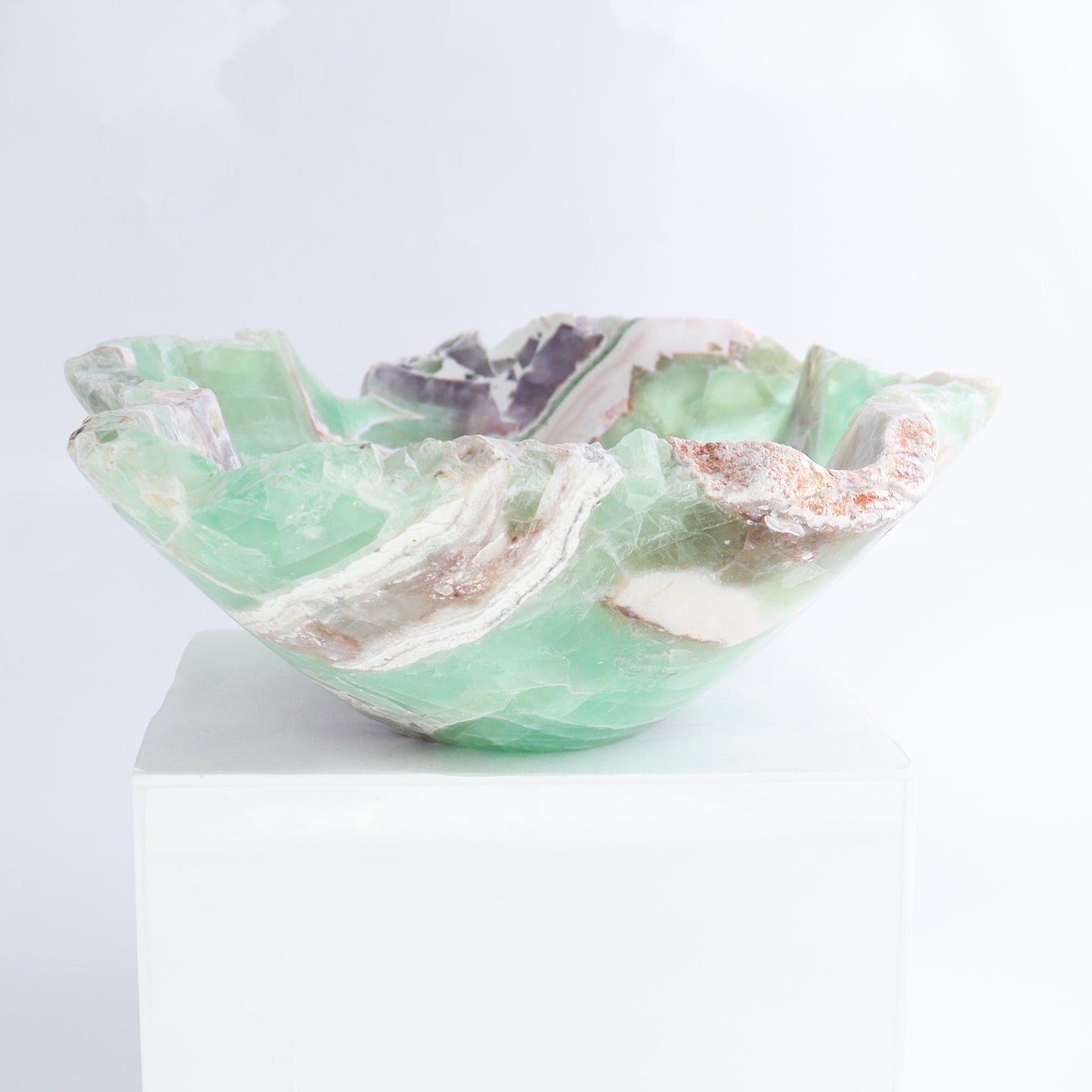 Fluorite Bowl 14" | Mi Esperanza Minerals | Supplier of Crystals and Onyx