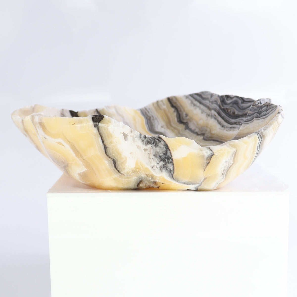 Zebra Onyx Bowl | Mi Esperanza Minerals | Supplier of Crystals and Onyx