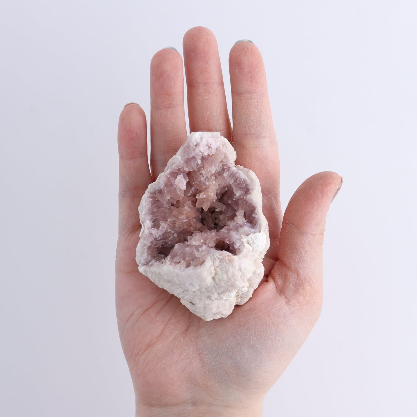 Pink Amethyst Geodes from Argentina Set of 24
