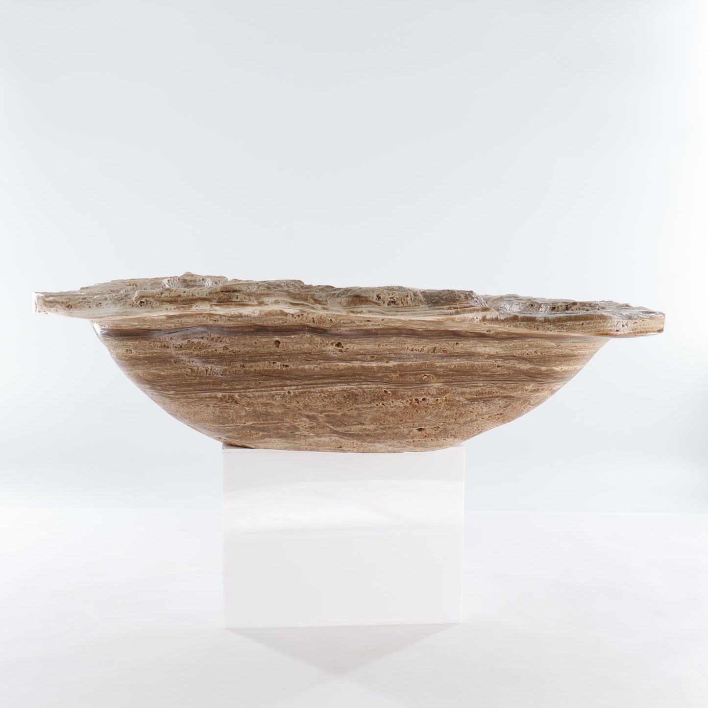Mexican Onyx/Calcite Bowl 22" | Mi Esperanza Minerals | Supplier of Crystals and Onyx