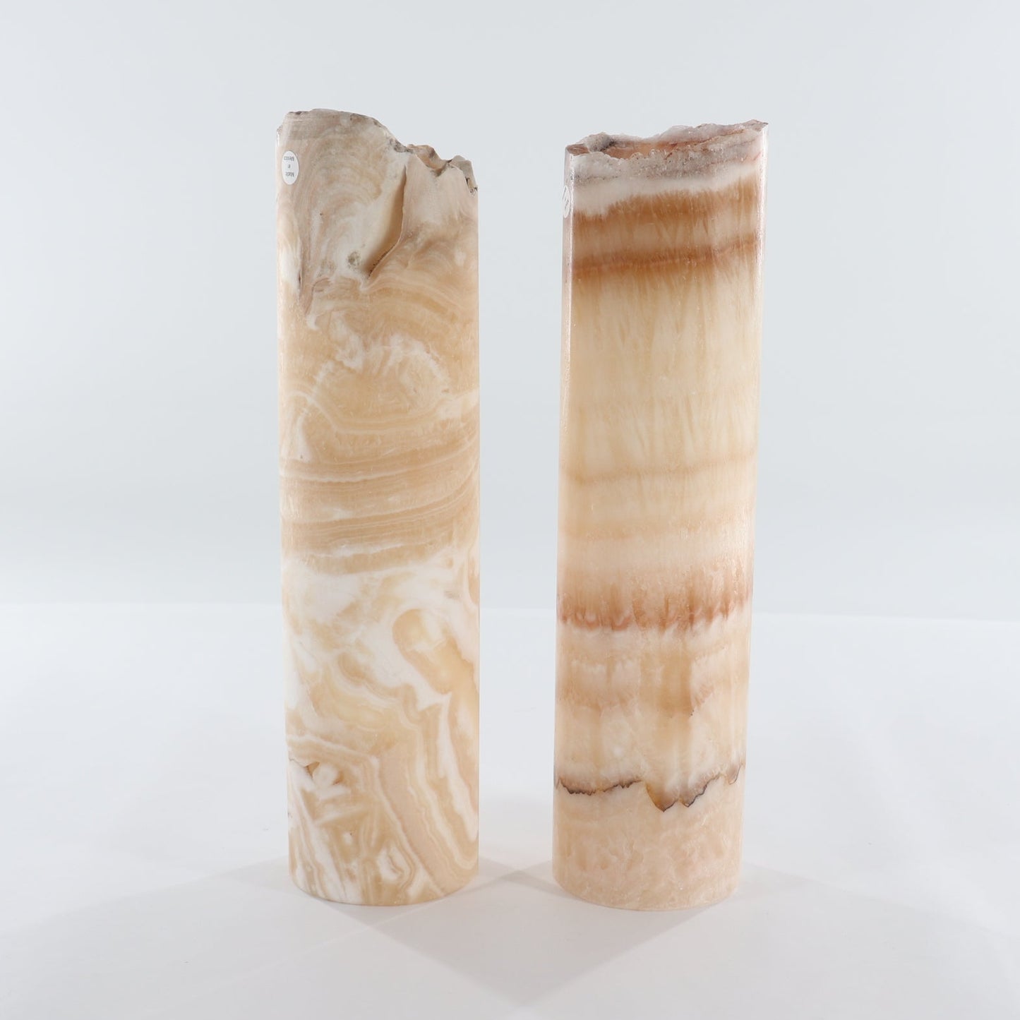 One 12" Honey Rough Top Onyx Lamp Blind
