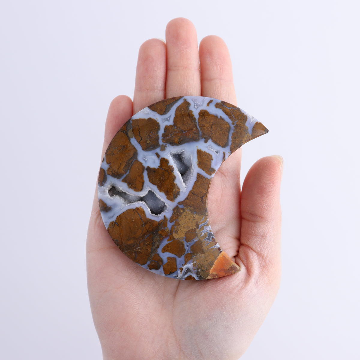 Brecciated Jasper Moons Set of 9 | Mi Esperanza Minerals | Supplier of Crystals and Onyx