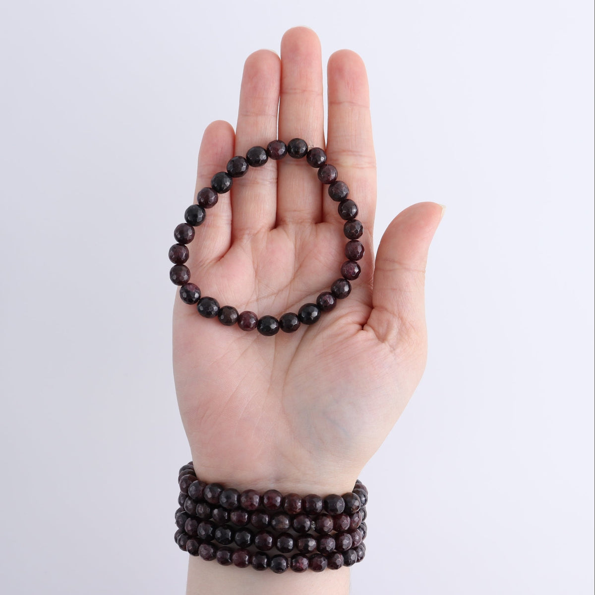 One Garnet Bracelet