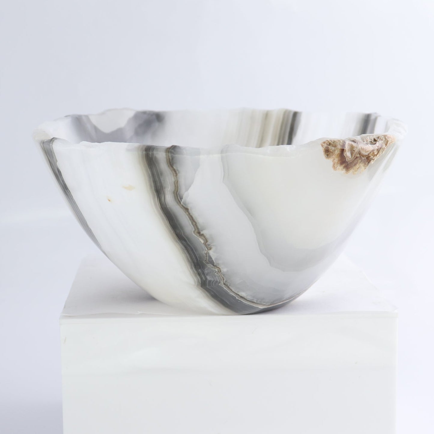 Mexican Onyx/Calcite Bowl 10"