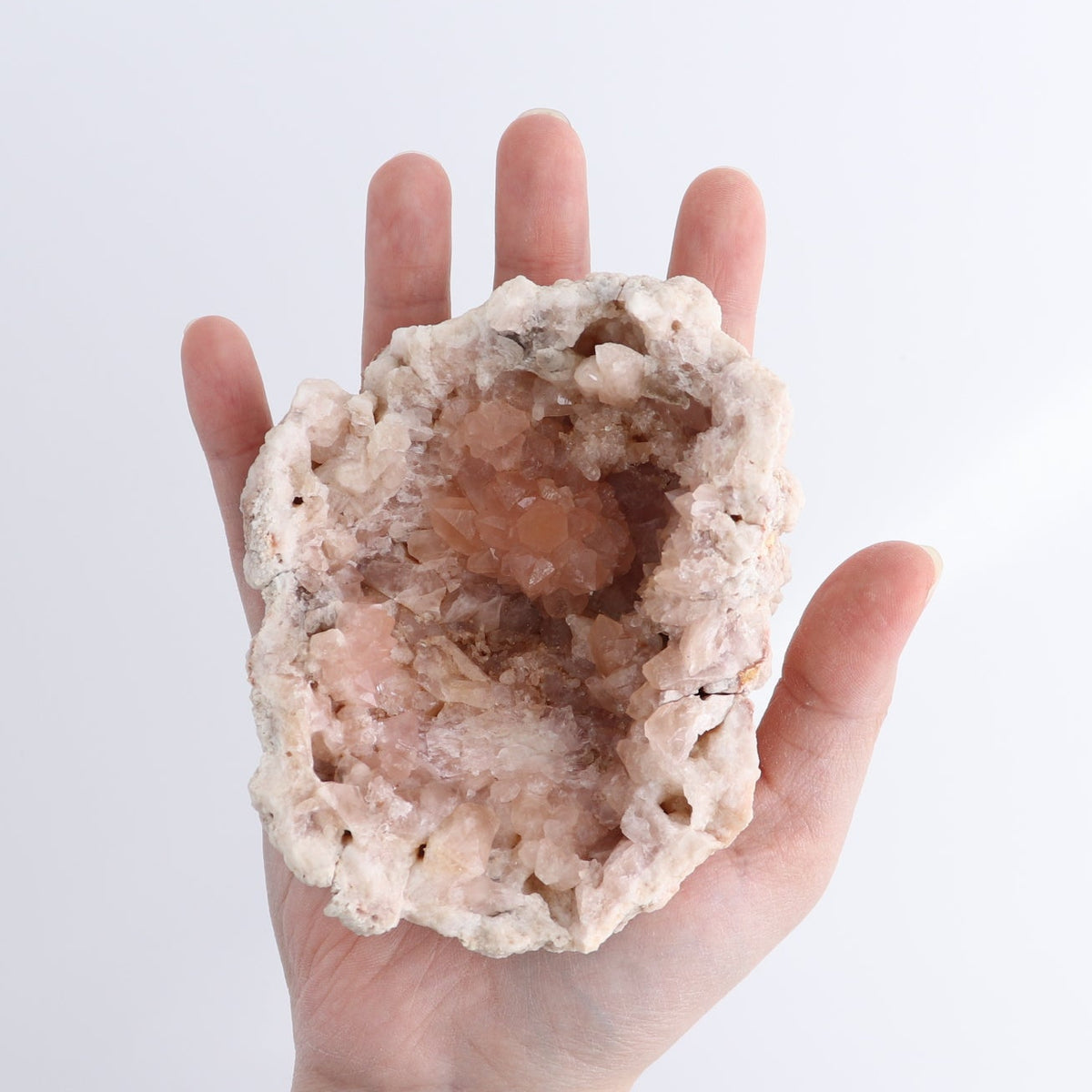 Pink Amethyst Geodes Set of 6