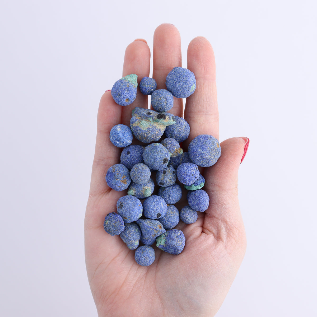 Azurite Blueberries | Mi Esperanza Minerals | Supplier of Crystals and Onyx