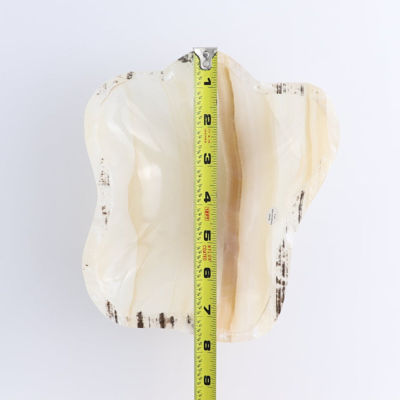 One Small Bowl Mexican Onyx/Calcite Honey Banding Rough