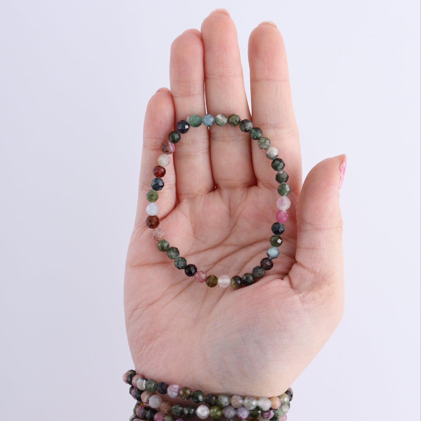 One Faceted Tourmaline Bracelet | Mi Esperanza Minerals | Supplier of Crystals and Onyx