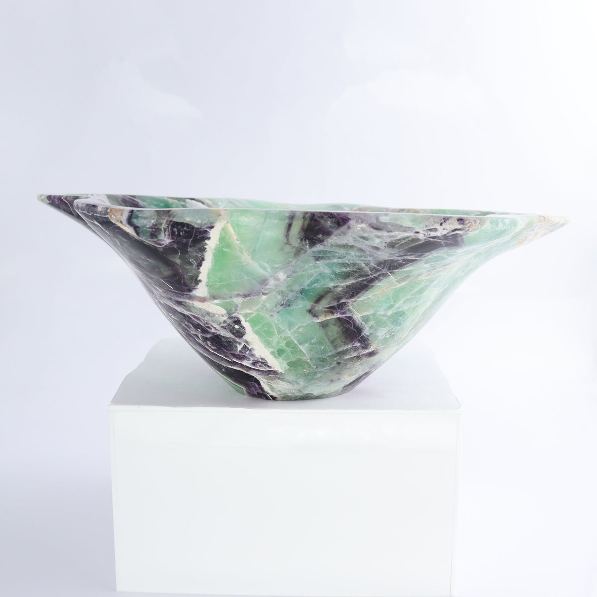 Fluorite Bowl 12" | Mi Esperanza Minerals | Supplier of Crystals and Onyx