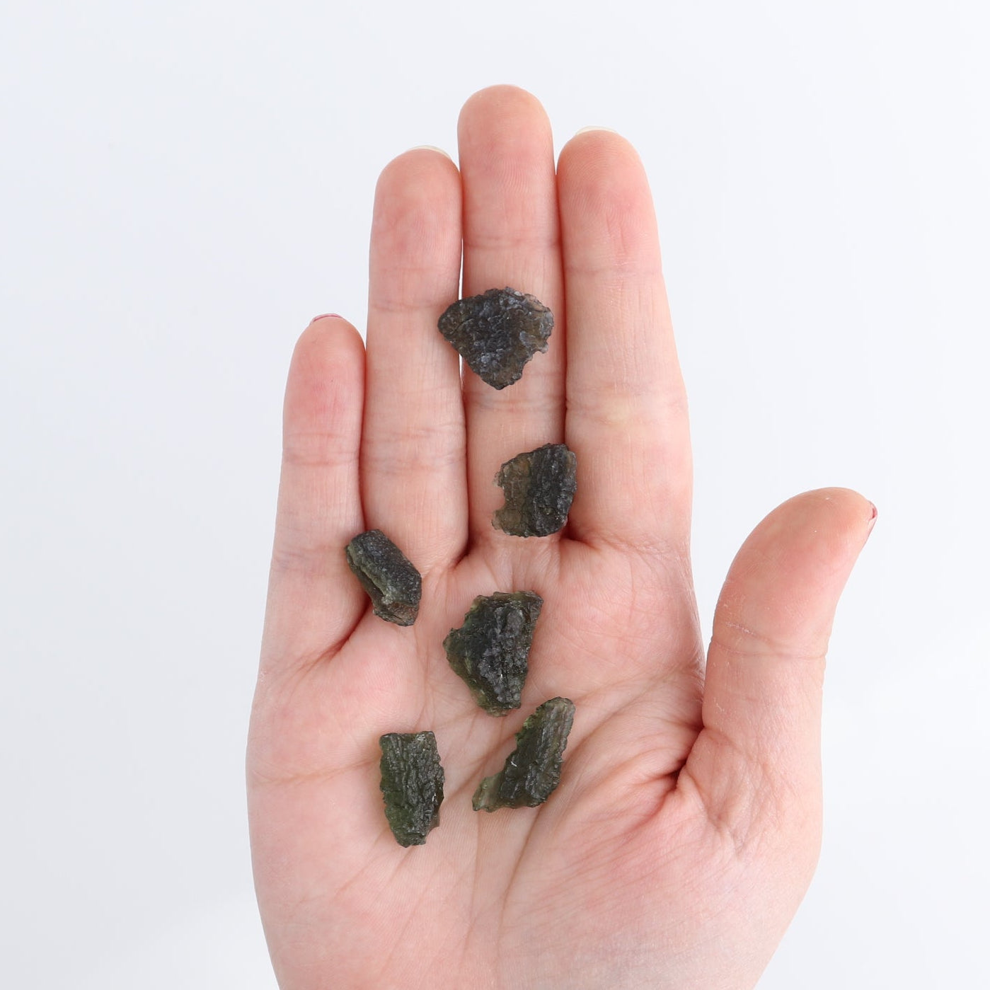 Moldavite Pieces Set of 6
