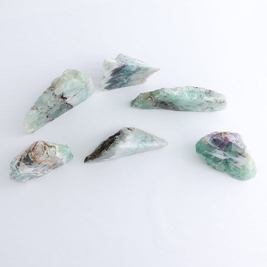 Fluorite Face Polished Set of 6