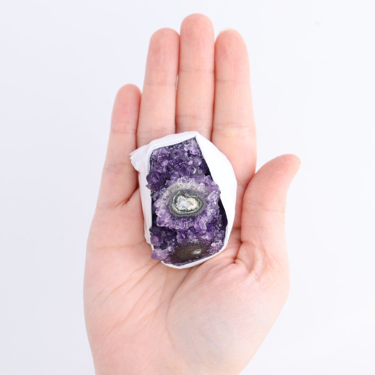 Uruguay Amethyst Clusters with "Eyes" Flat of 9 | Mi Esperanza Minerals | Supplier of Crystals and Onyx