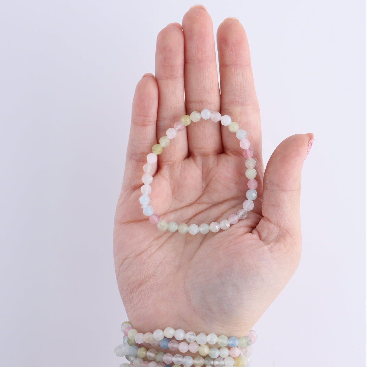 One Faceted Beryl Bracelet - wholesale crystals