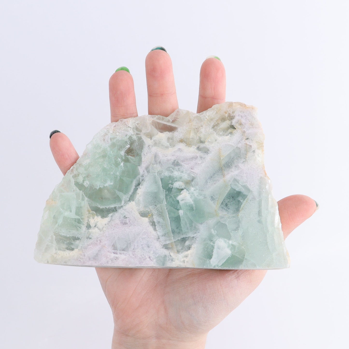 Fluorite Face Polished Set of 8 | Mi Esperanza Minerals | Supplier of Crystals and Onyx