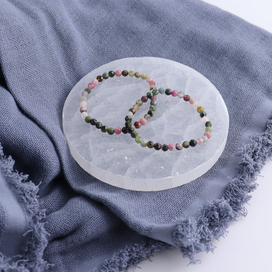 One Faceted Tourmaline Bracelet | Mi Esperanza Minerals | Supplier of Crystals and Onyx