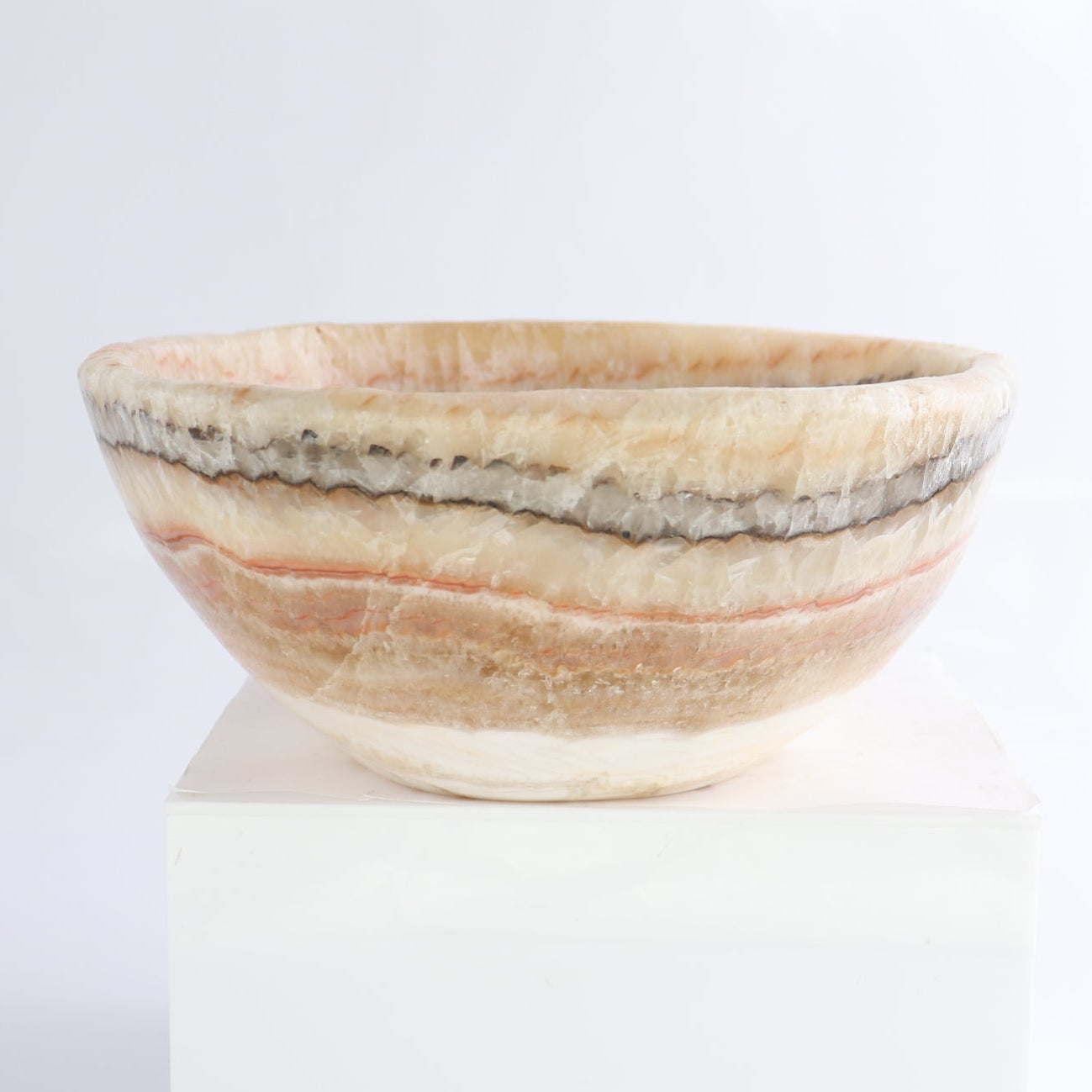 Mexican Onyx/Calcite Bowl 10"