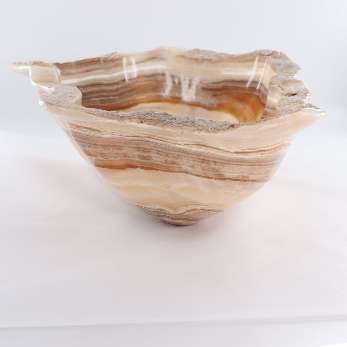 Mexican Onyx/Calcite Bowl | Mi Esperanza Minerals | Supplier of Crystals and Onyx