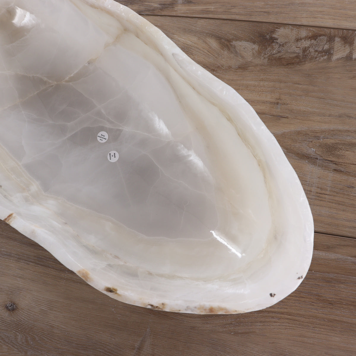 Mexican Onyx/Calcite Canoe Bowl | Mi Esperanza Minerals | Supplier of Crystals and Onyx
