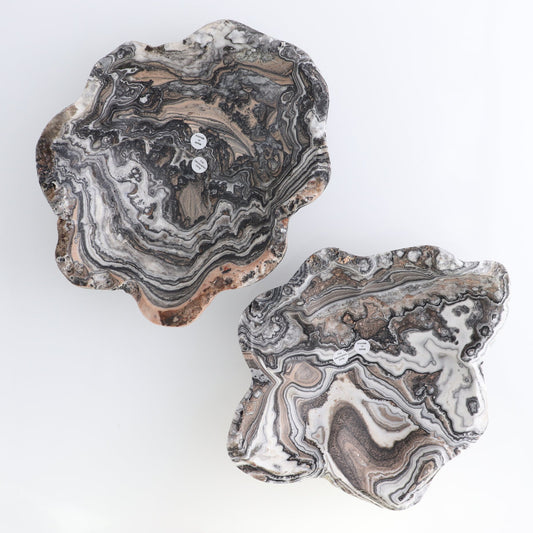 One Bowl Mexican Onyx/Calcite Zebra Rough | Mi Esperanza Minerals | Supplier of Crystals and Onyx