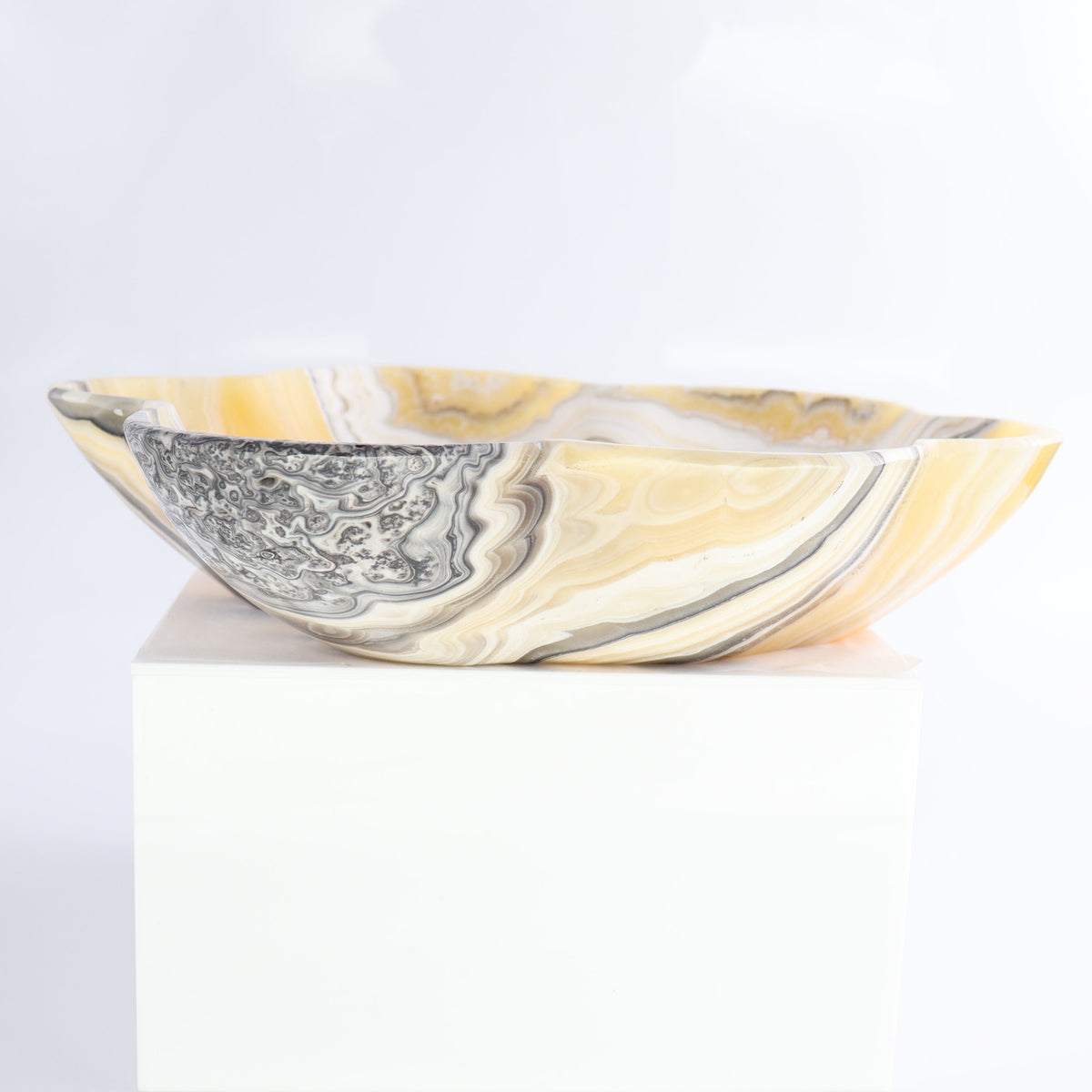 Zebra Onyx Bowl | Mi Esperanza Minerals | Supplier of Crystals and Onyx