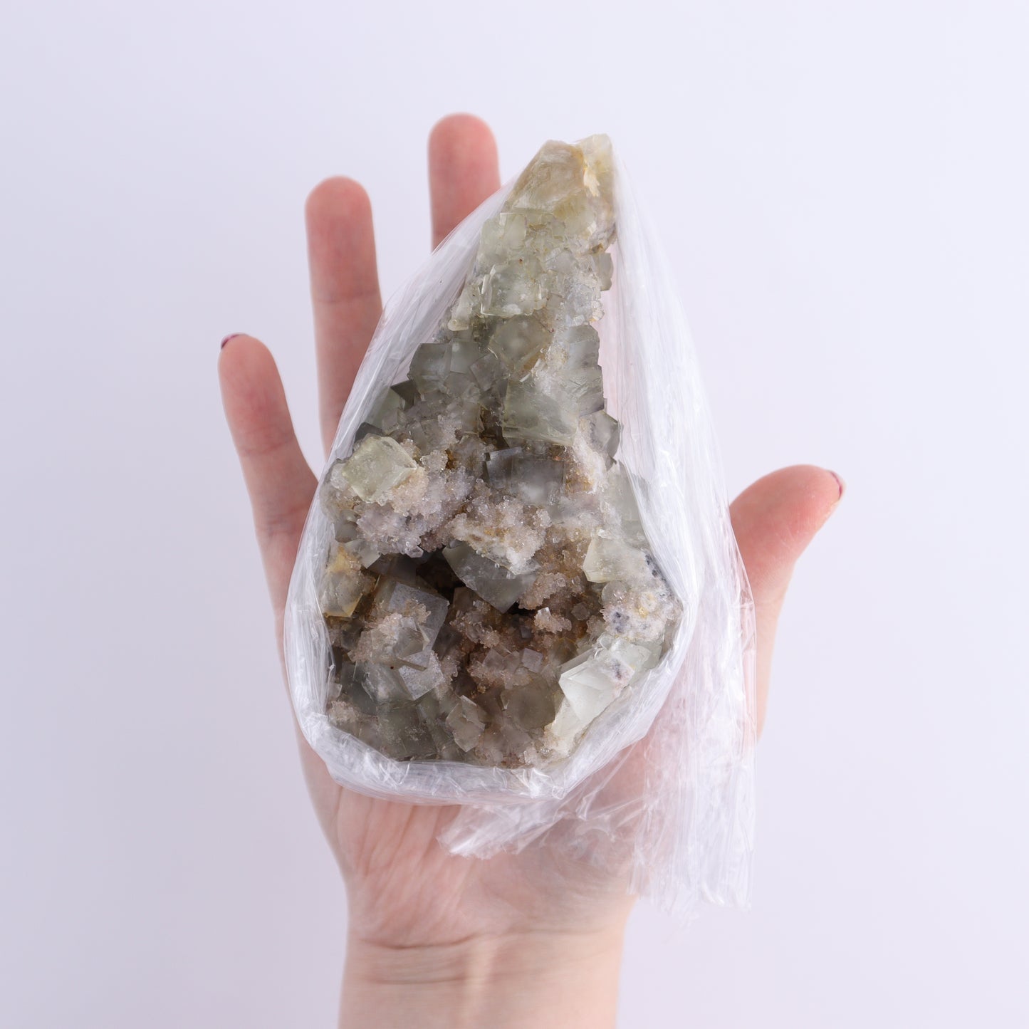 Green Fluorite Flat from Morocco | Mi Esperanza Minerals | Supplier of Crystals and Onyx