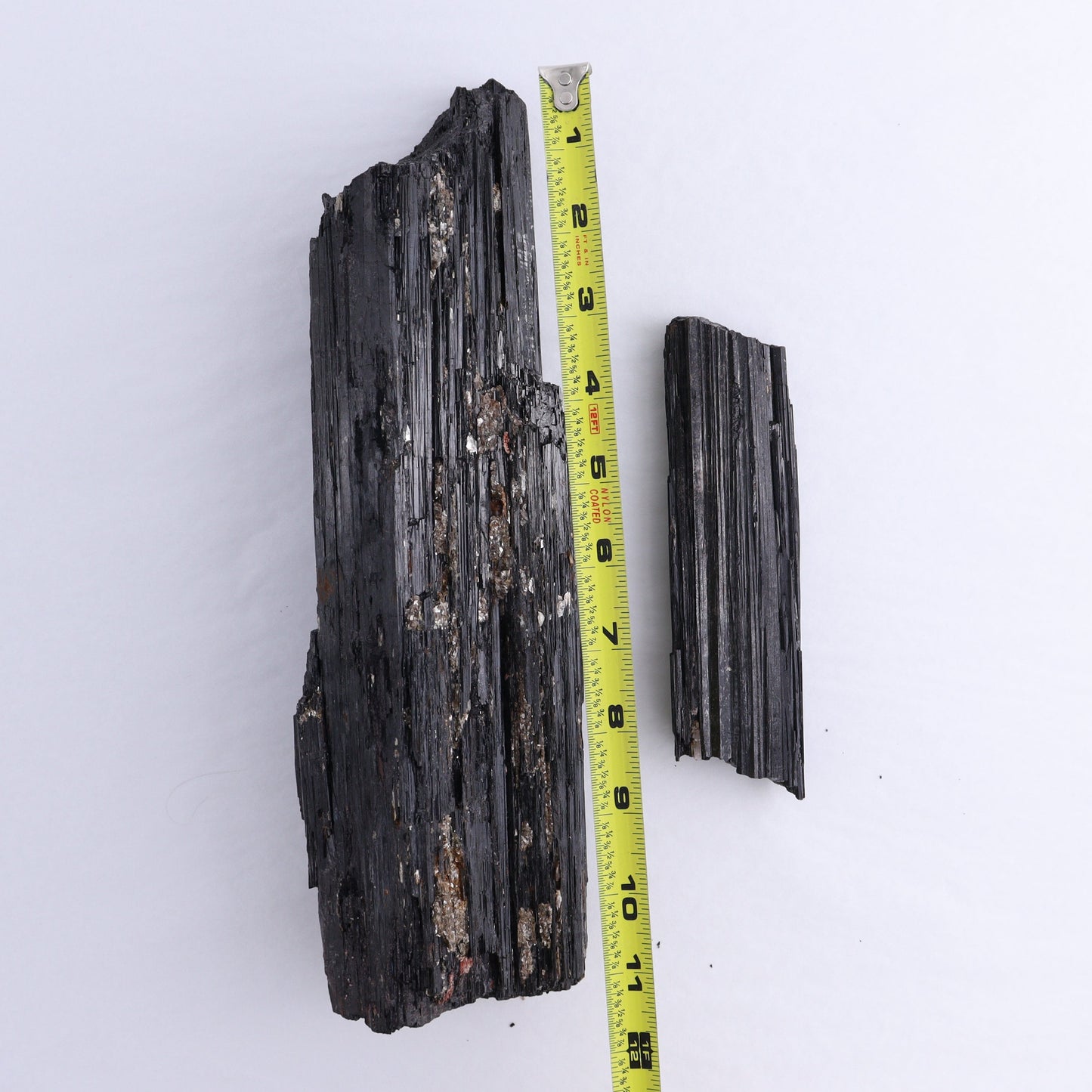 Black Tourmaline Log Set of 3 | Mi Esperanza Minerals | Supplier of Crystals and Onyx