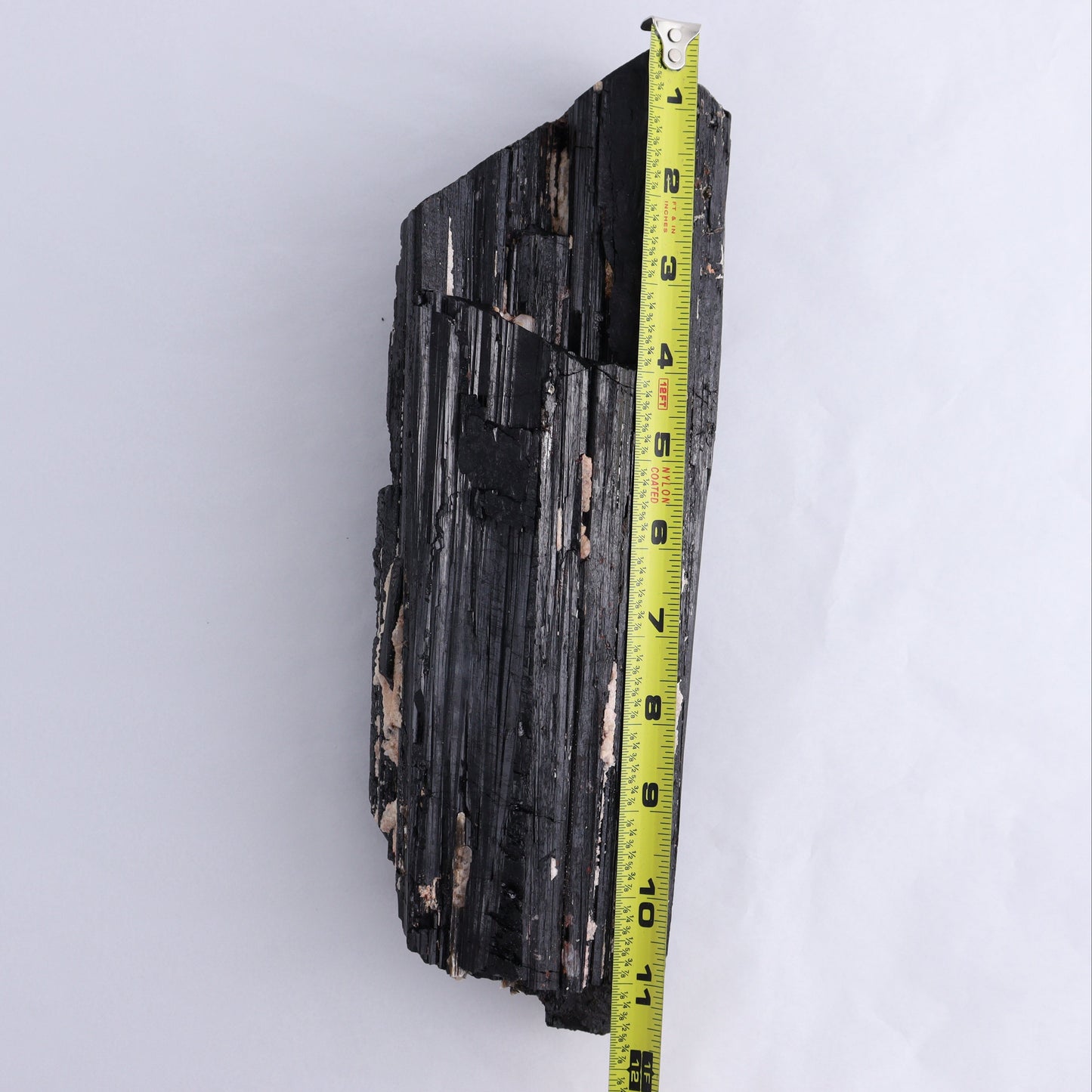 Black Tourmaline Log | Mi Esperanza Minerals | Supplier of Crystals and Onyx