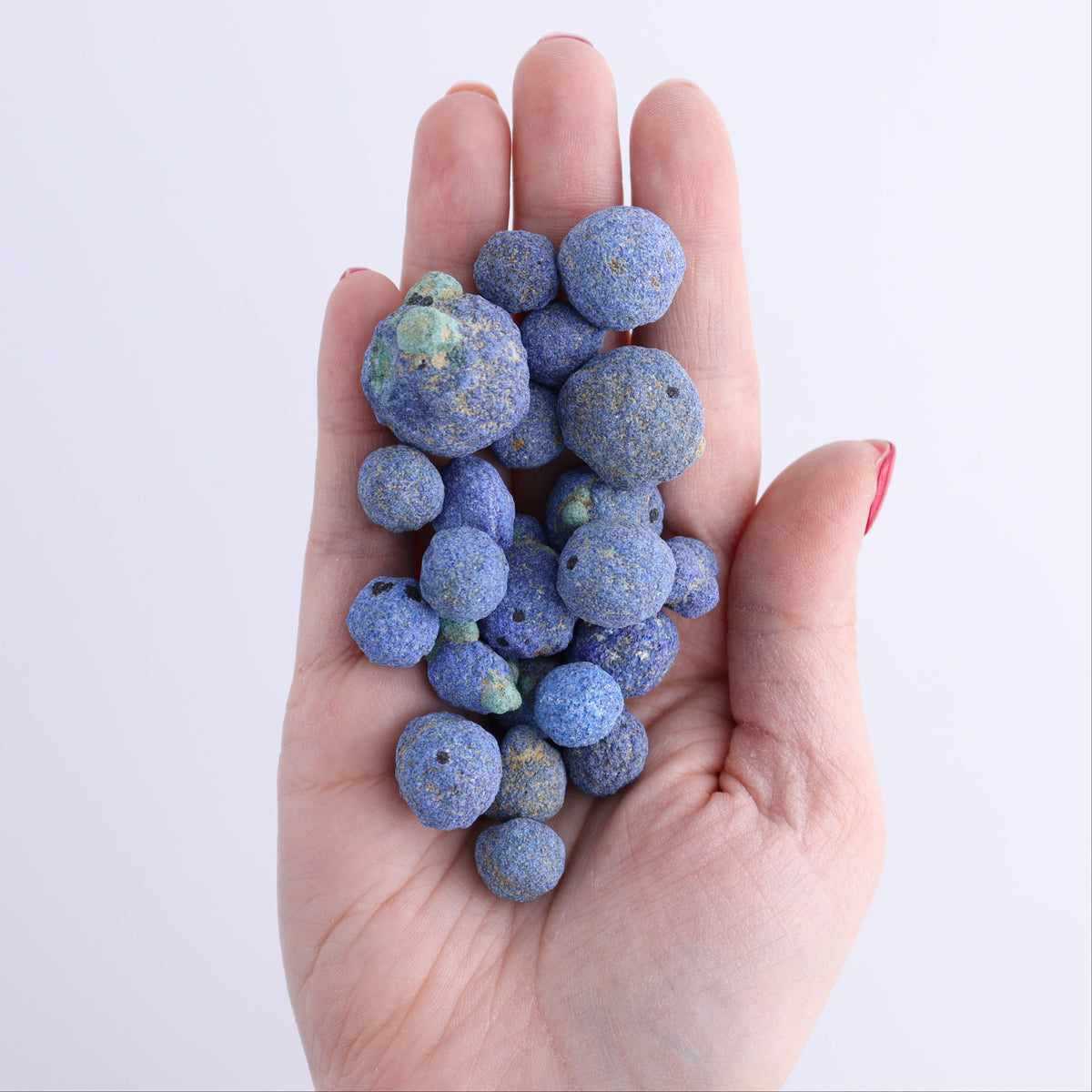 Azurite Blueberries | Mi Esperanza Minerals | Supplier of Crystals and Onyx