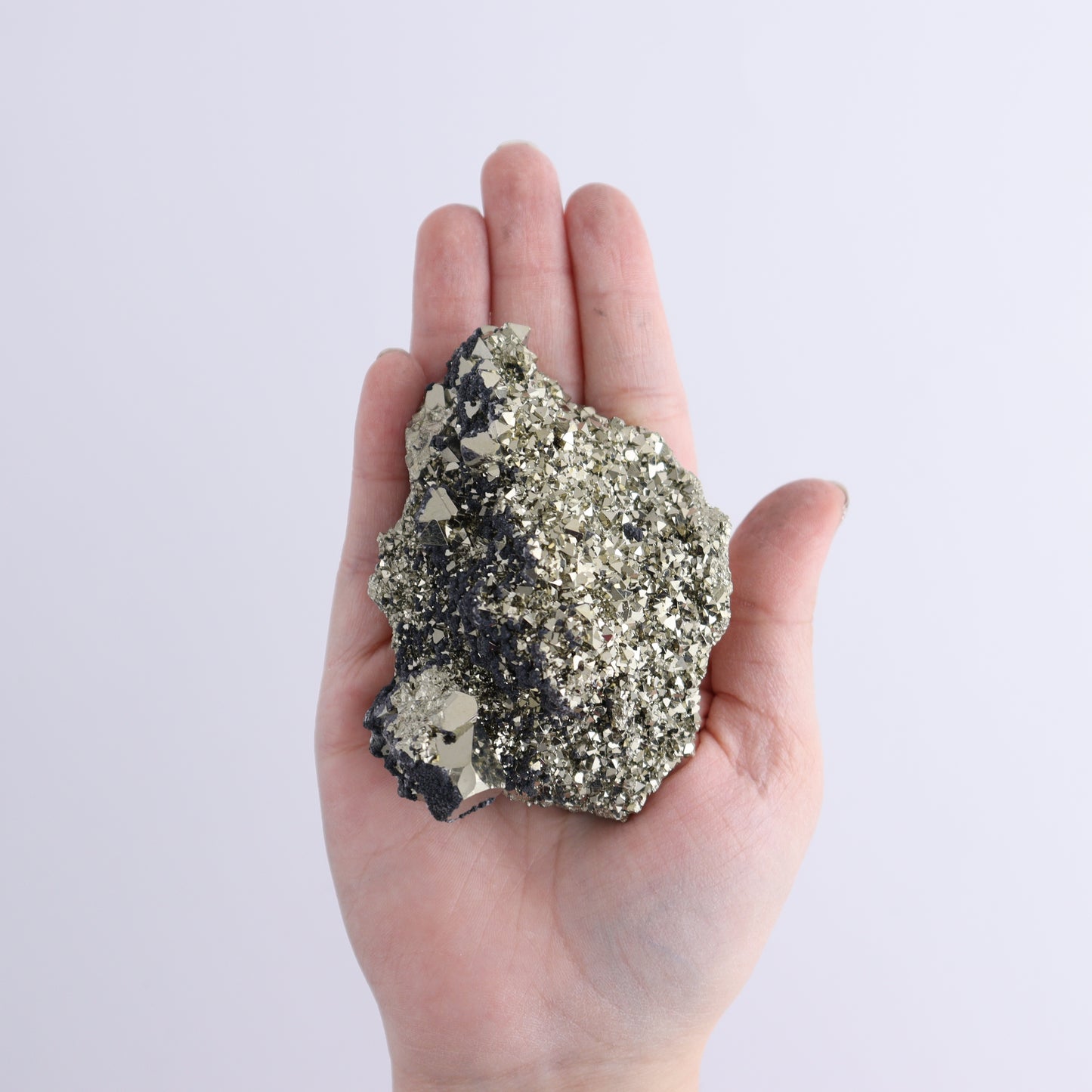 Octahedral Pyrite Clusters Set of 6 | Mi Esperanza Minerals | Supplier of Crystals and Onyx