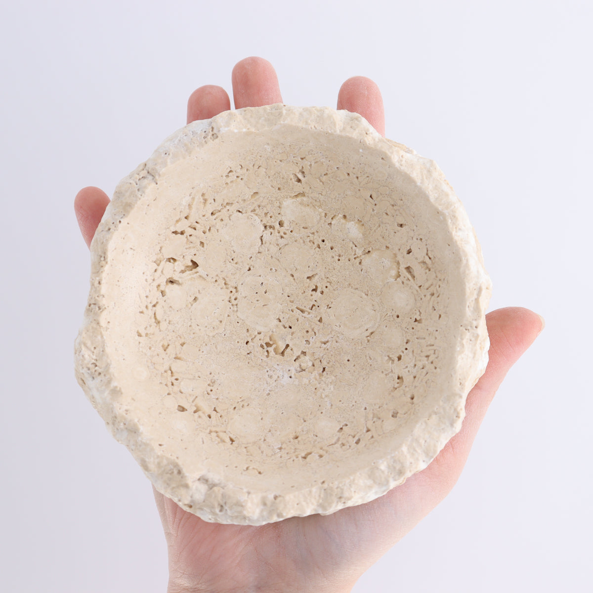 One Travertine Rustic Bowl | Mi Esperanza Minerals | Supplier of Crystals and Onyx