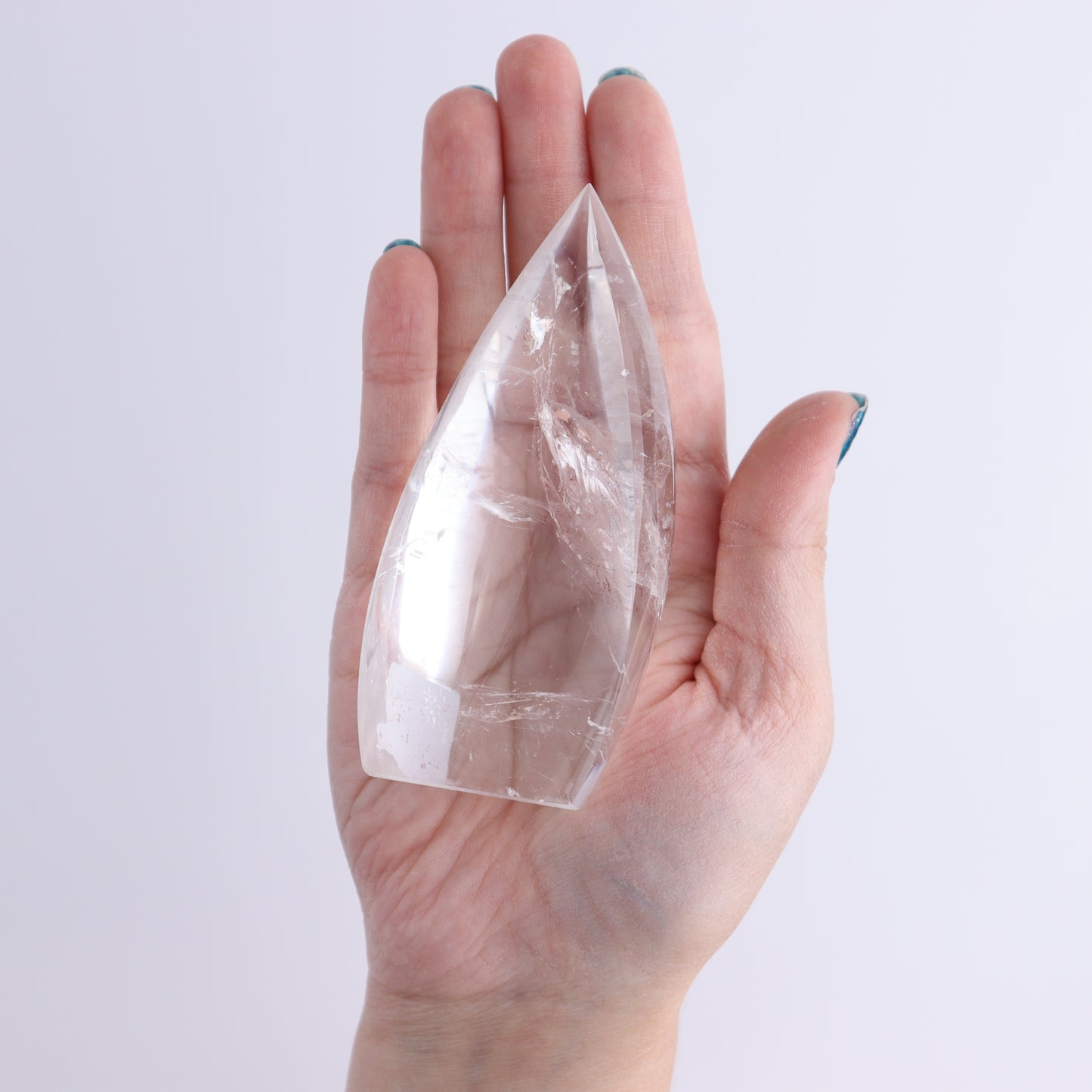 Imperfect Clear Quartz Flames Set of 6 | Mi Esperanza Minerals | Supplier of Crystals and Onyx