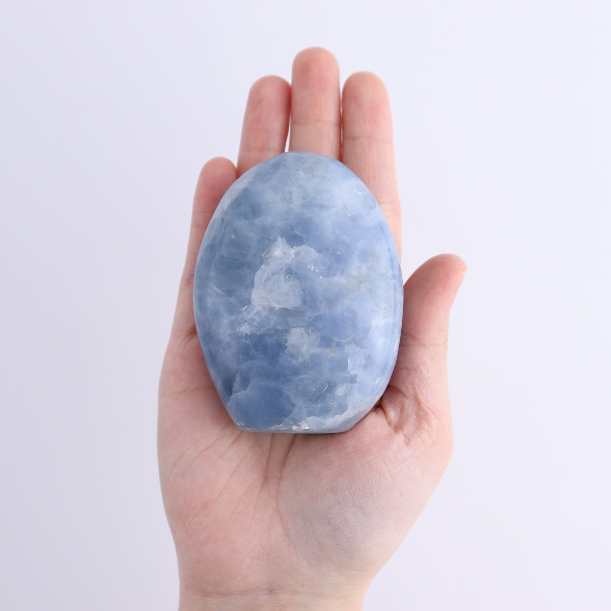 Blue Calcite Freeforms Set of 4 | Mi Esperanza Minerals | Supplier of Crystals and Onyx