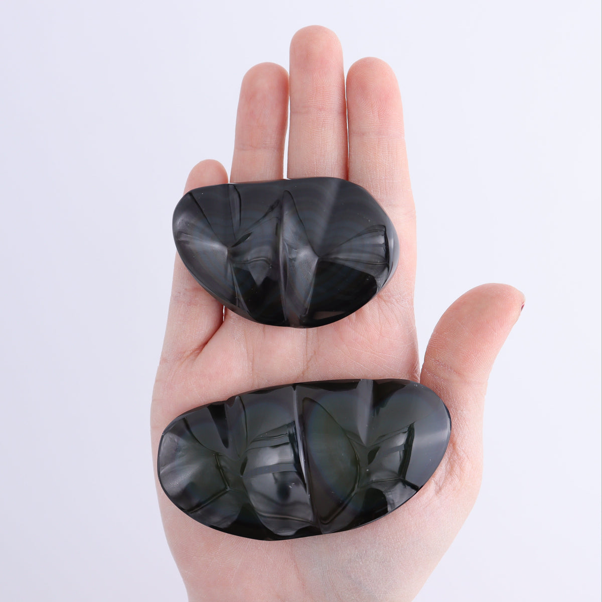 Rainbow Obsidian Heart Pairs Set of 3 | Mi Esperanza Minerals | Supplier of Crystals and Onyx
