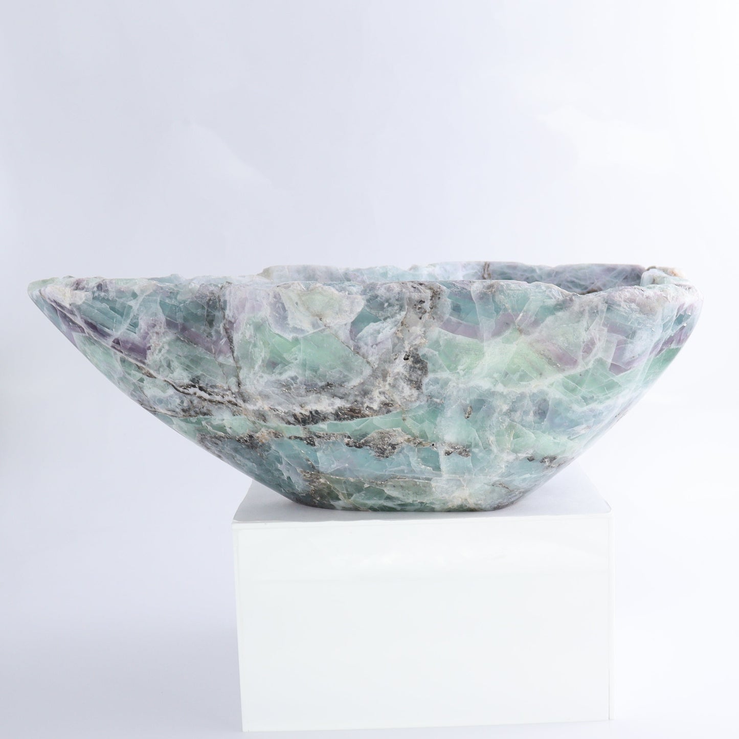 Fluorite Bowl 14" | Mi Esperanza Minerals | Supplier of Crystals and Onyx
