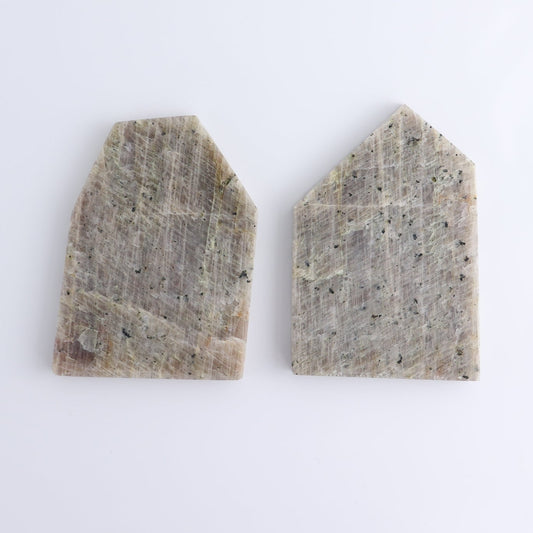 Moonstone Slices & Slabs Set of 5 | Mi Esperanza Minerals | Supplier of Crystals and Onyx