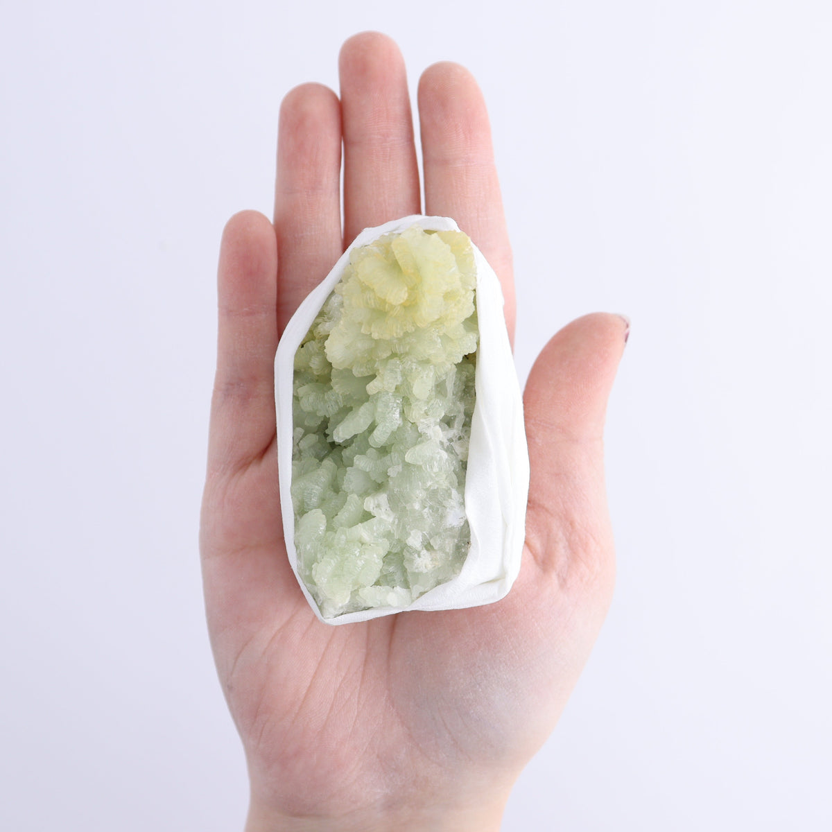 Prehnite Flat from Morocco | Mi Esperanza Minerals | Supplier of Crystals and Onyx