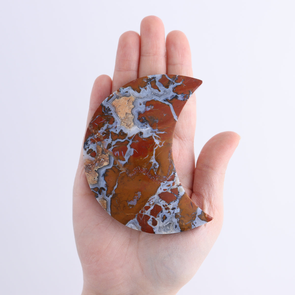Brecciated Jasper Moons Set of 12 | Mi Esperanza Minerals | Supplier of Crystals and Onyx