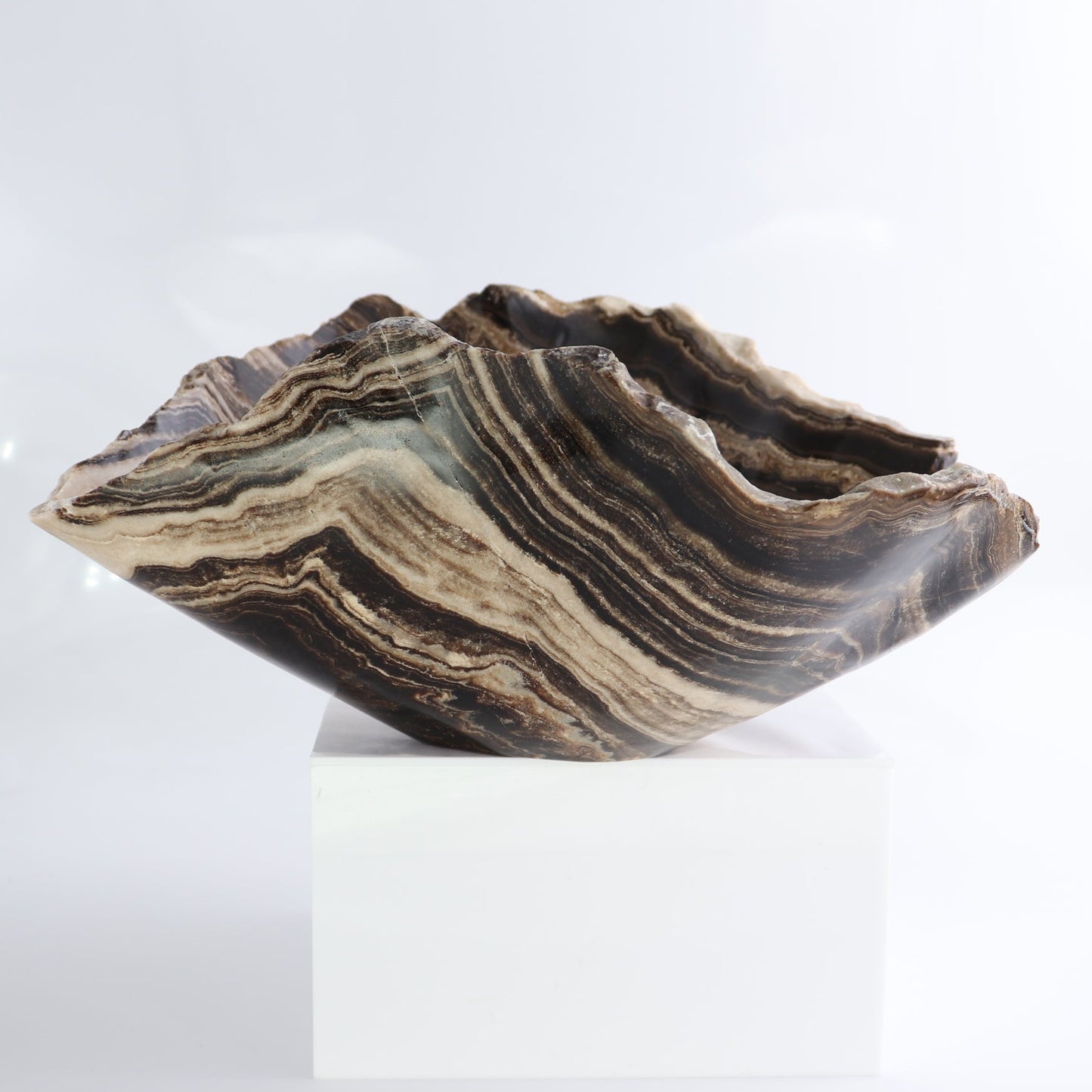 Mexican Onyx/Calcite Bowl 12"