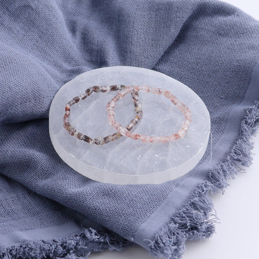 One Hematite Quartz Bracelet | Mi Esperanza Minerals | Supplier of Crystals and Onyx