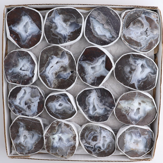 Agate Geodes Set of 16