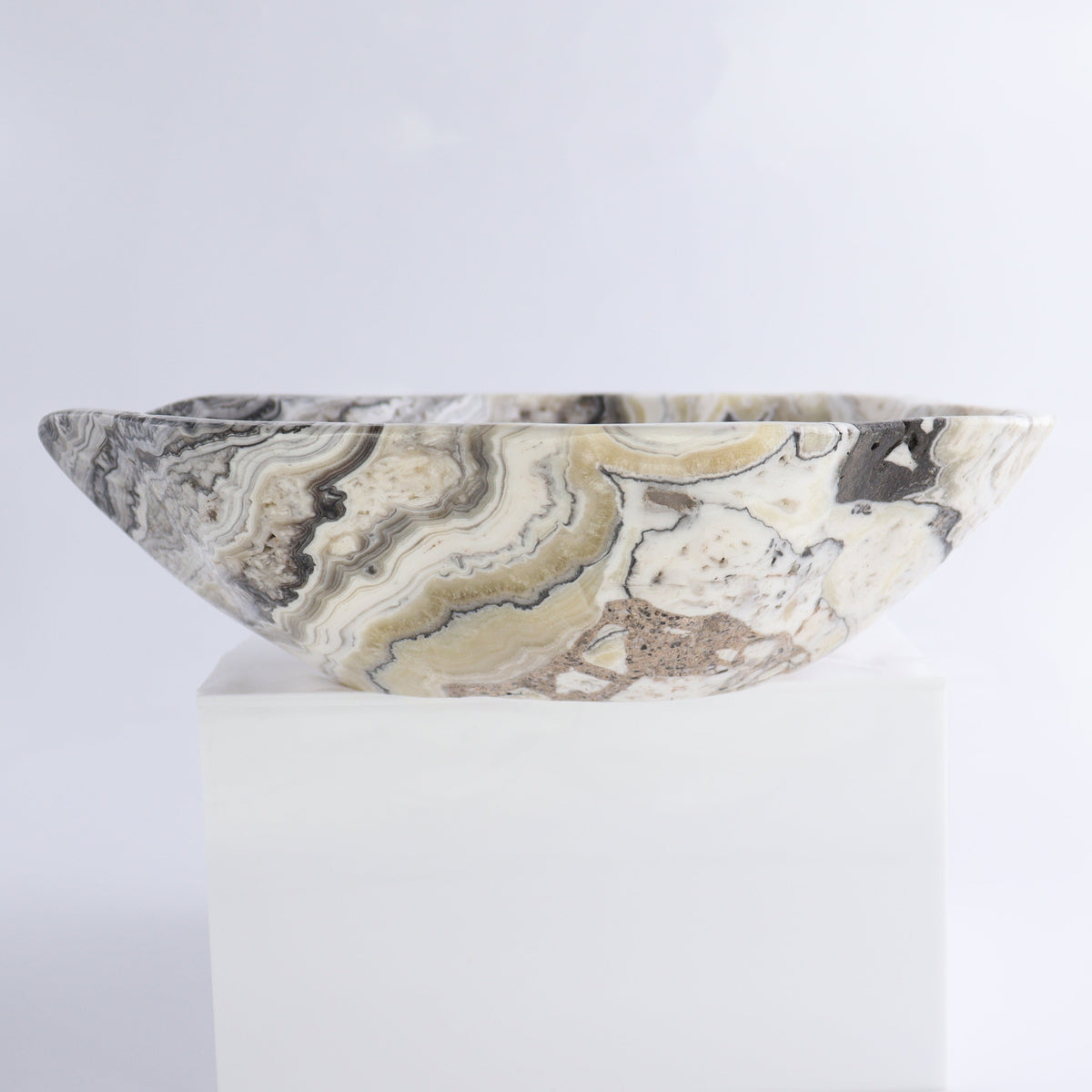 Zebra Onyx Bowl | Mi Esperanza Minerals | Supplier of Crystals and Onyx