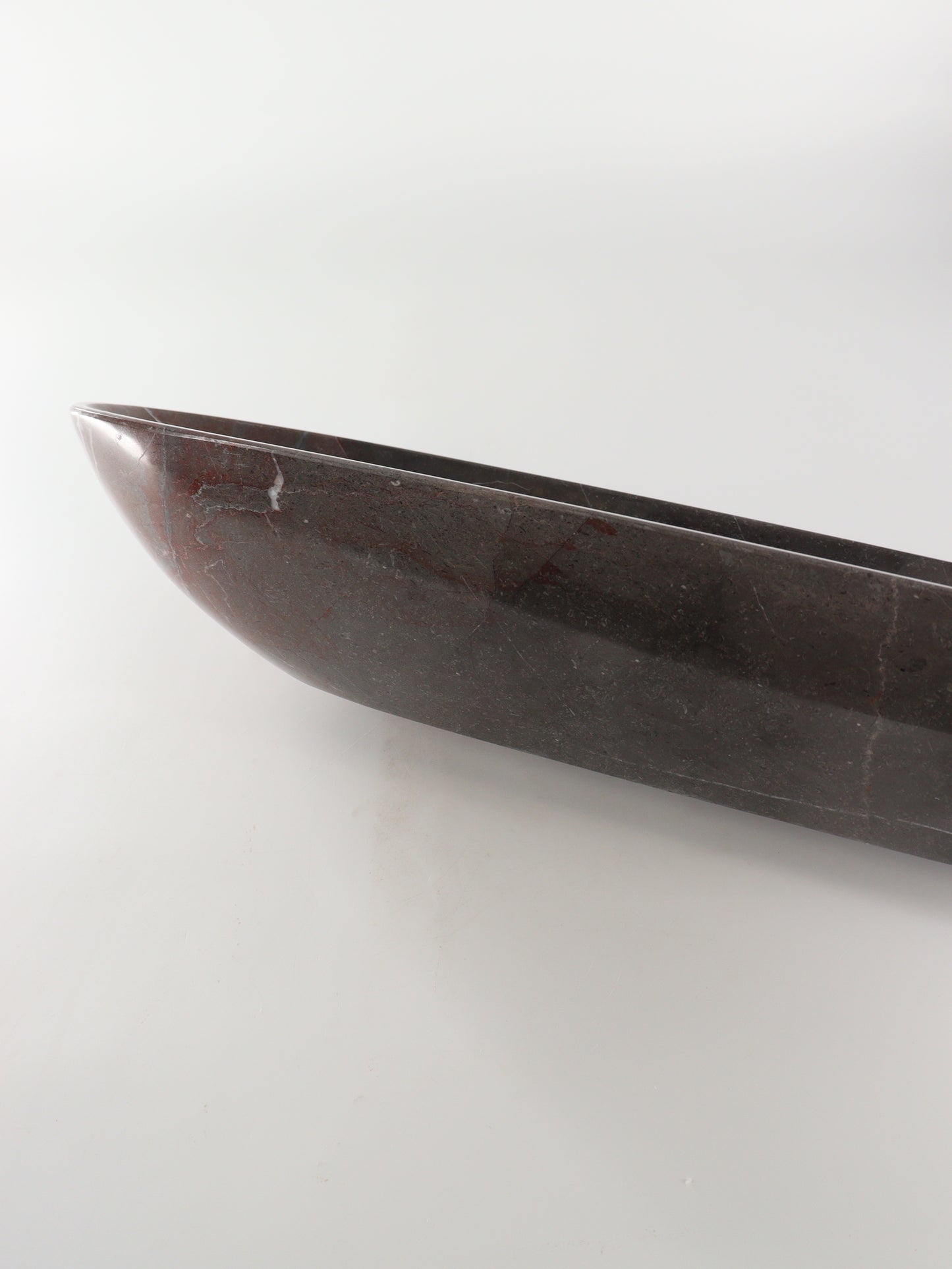 Marble Canoe Bowl 28" | Mi Esperanza Minerals | Supplier of Crystals and Onyx