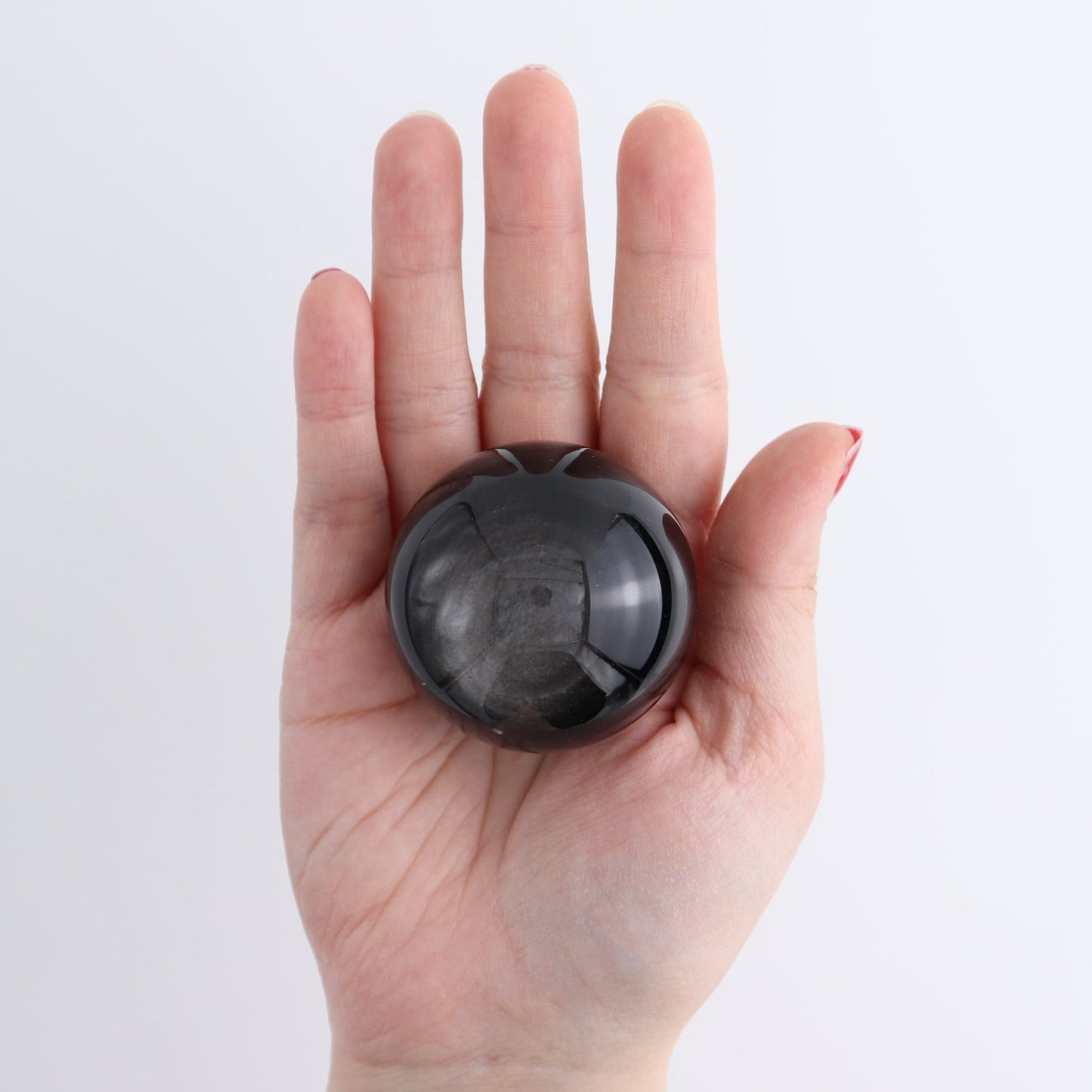 Obsidian Spheres Set of 6