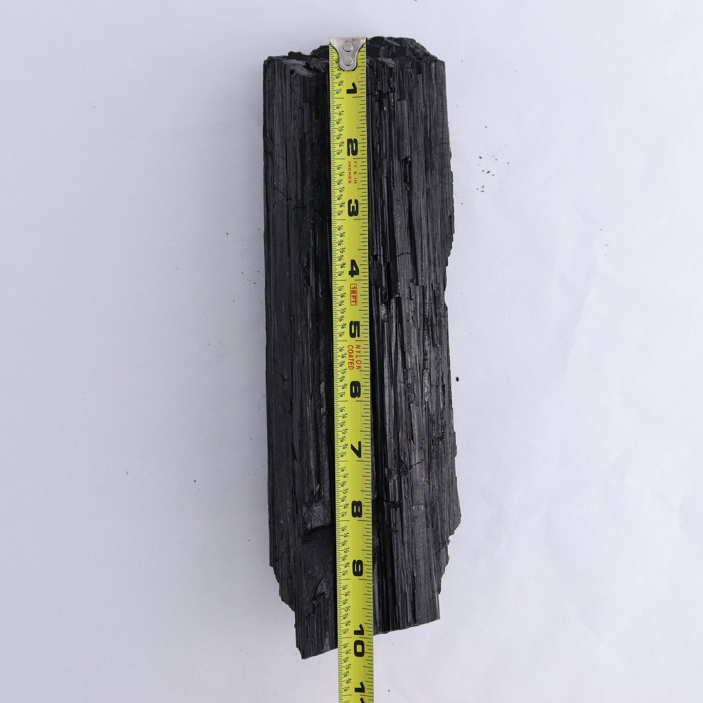 Black Tourmaline Log | Mi Esperanza Minerals | Supplier of Crystals and Onyx