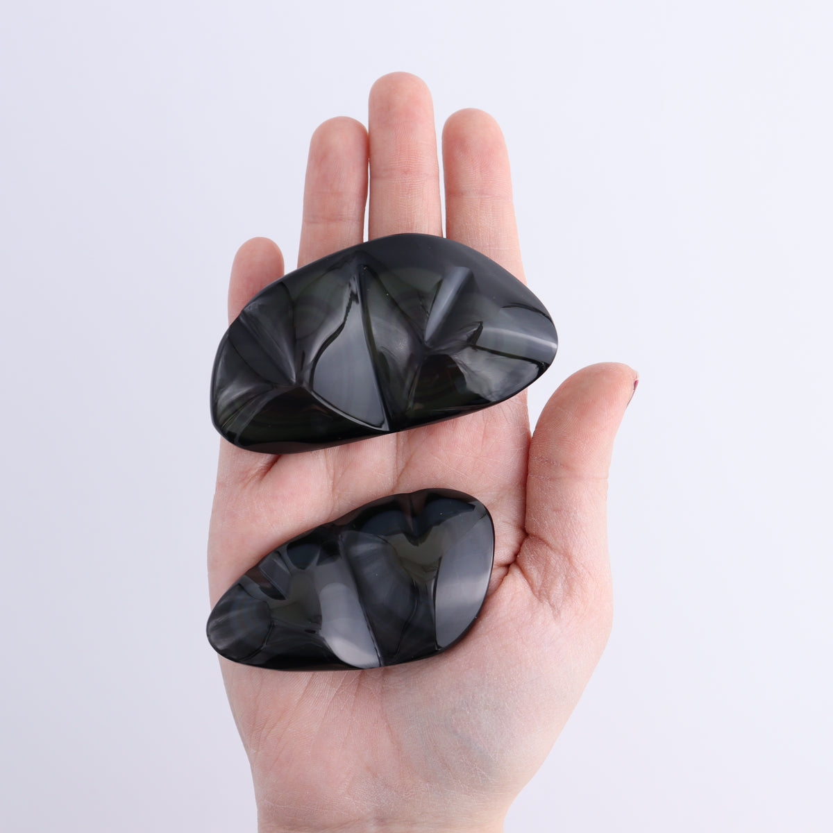 Rainbow Obsidian Heart Pairs Set of 3 | Mi Esperanza Minerals | Supplier of Crystals and Onyx